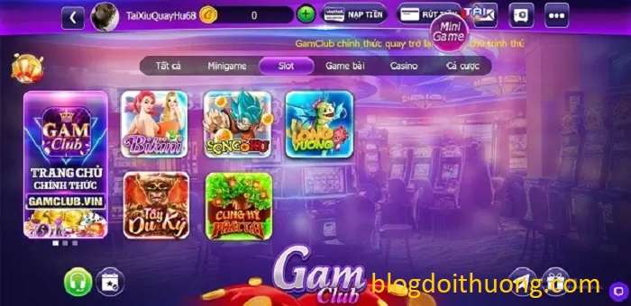 Gamclub - Cổng game đổi thưởng xanh chín | Nạp rút 1-1 - Ảnh 4