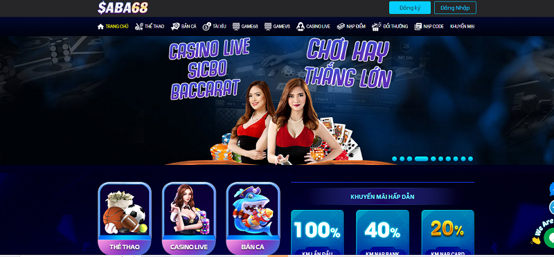 Saba68: Link trang chủ chính thức nhà cái cá cược Casino online - Ảnh 2