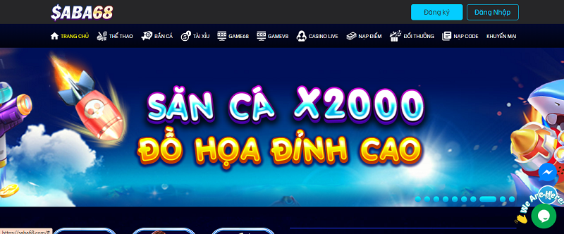 Saba68: Link trang chủ chính thức nhà cái cá cược Casino online - Ảnh 1