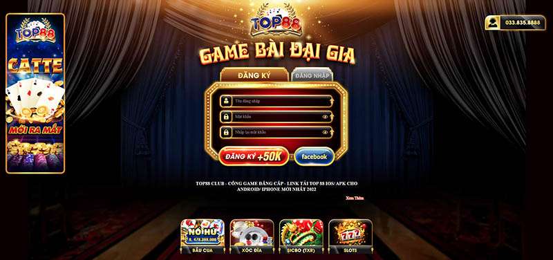 top88 game danh bai online doi thuong