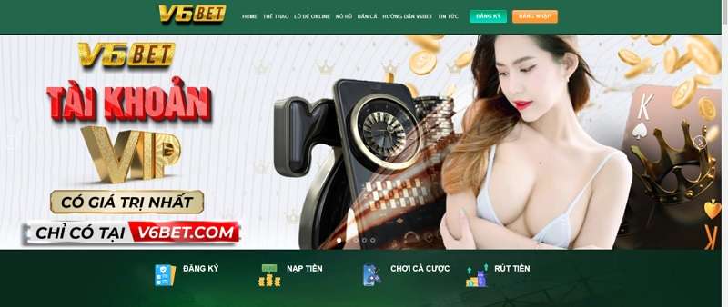 V6bet - Nhà cái uy tín đa dạng sản phẩm tại châu Á - Ảnh 1