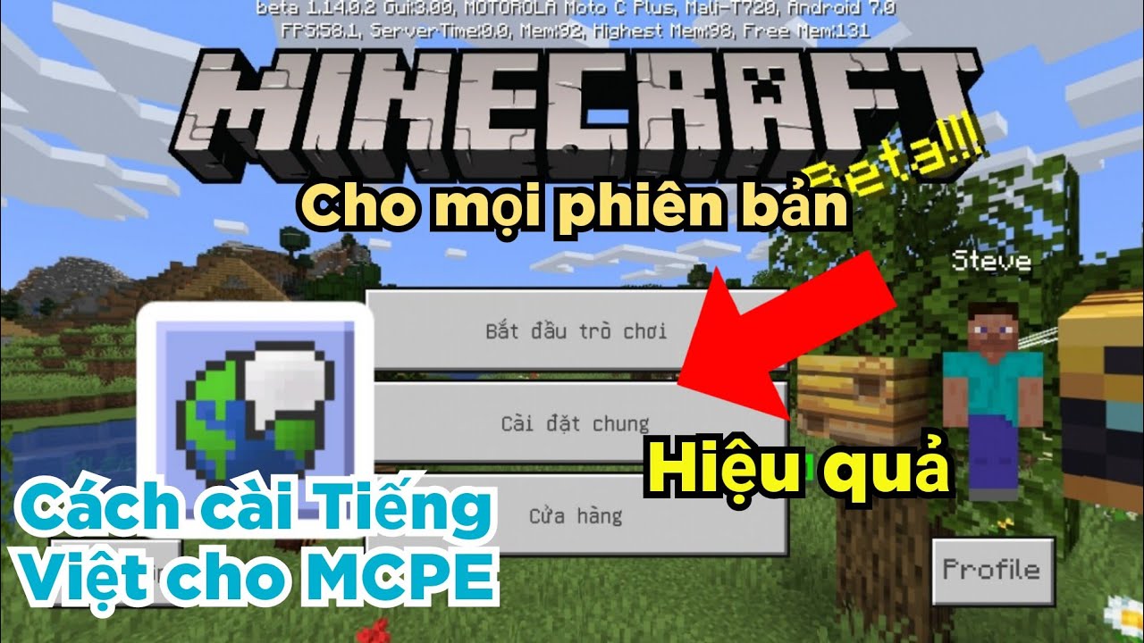 Cài đặt phiên bản Minecraft PE MOD tiếng Việt siêu dễ dàng - Ảnh 2