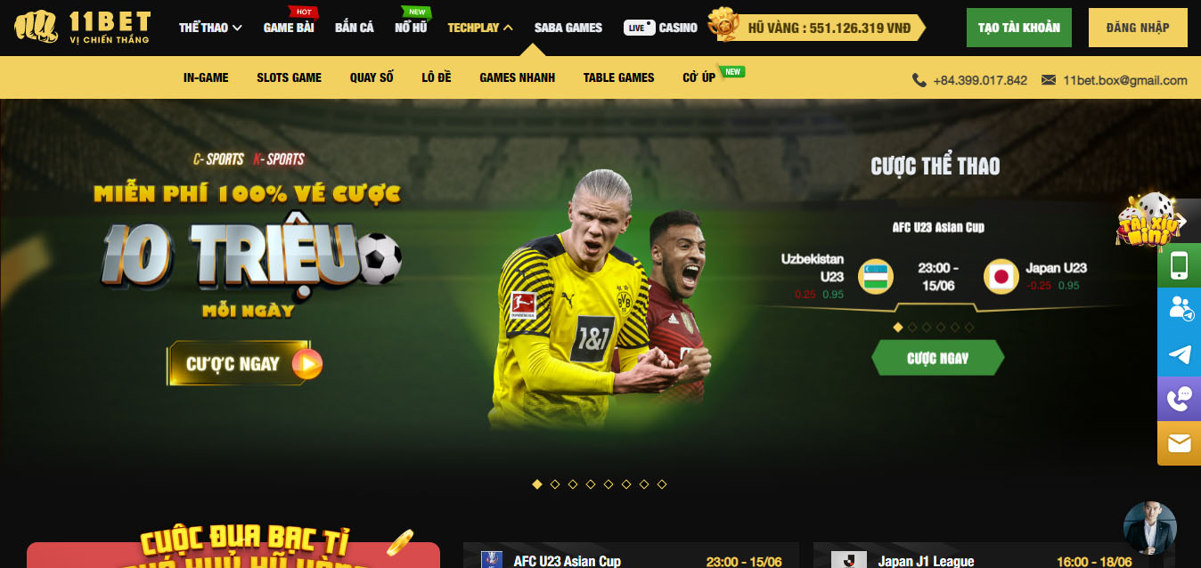 11bet - Sân chơi uy tín đắm chìm trong thế giới cá cược - Ảnh 1